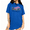 Blue, variant on Green Peace Quote T-Shirts for Women Pink Butterfly Motif Print Short Sleeve Crewneck Tee Tops
