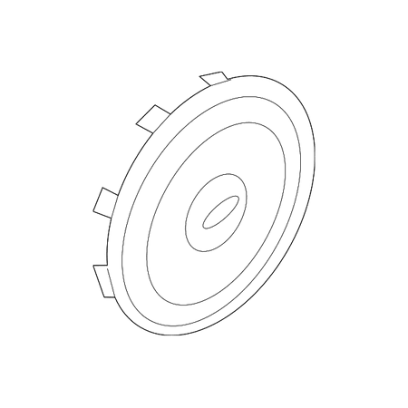 Genuine OE Kia Center Cap - 52960-3C610