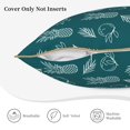 thumbnail image 3 of KLL Tropical Pineapple Decorative Throw Pillow Covers Velvet Soft for Couch Sofa Bedroom Living Room Outdoor (No pillow core)- 18"x18", 3 of 5