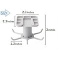 thumbnail image 5 of Multipurpose Wall Mounted 360° Rotating Adhesive Hanger/Hooks/Organizer/Rack (GRAY), 5 of 6