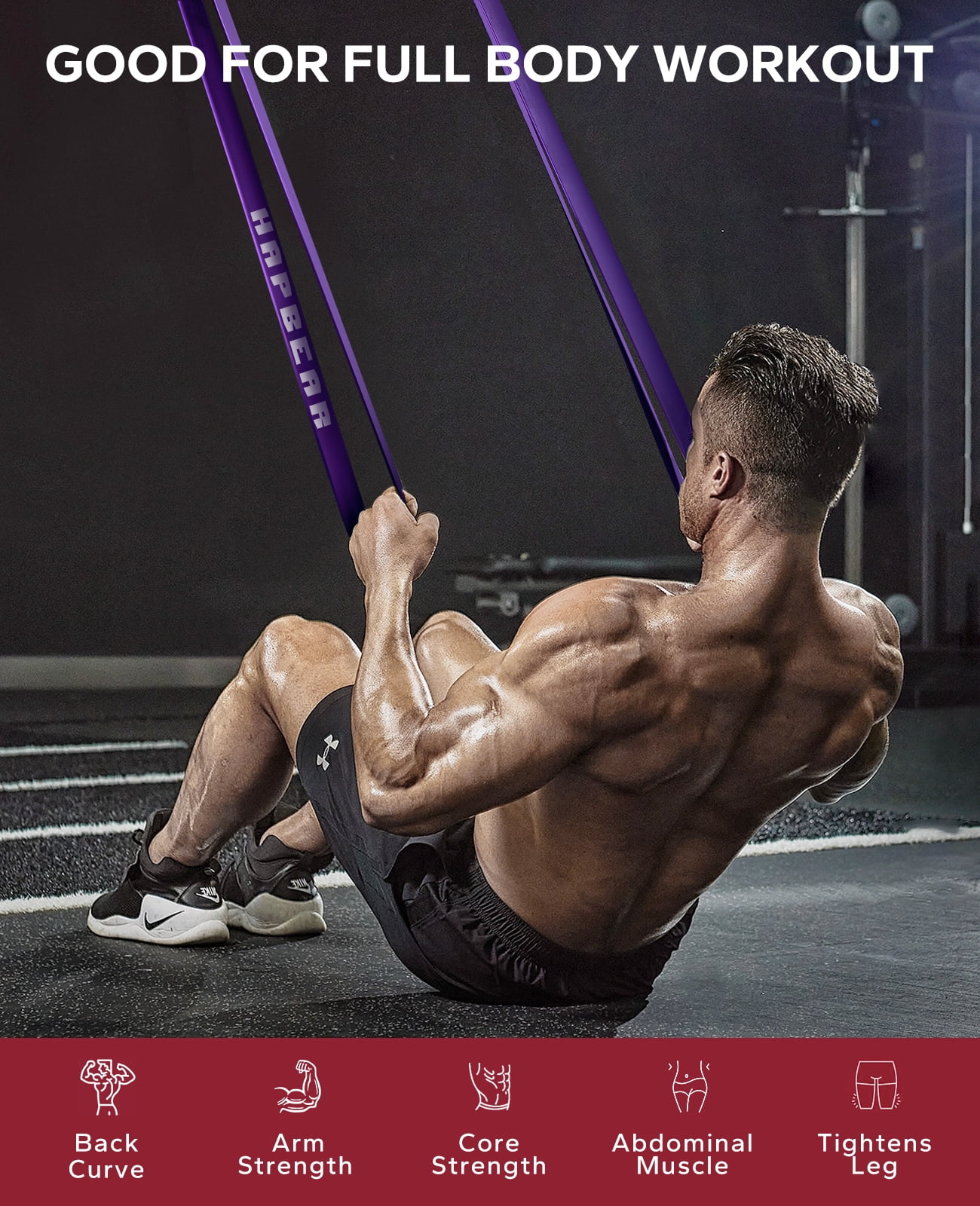 Fitness band pull up hotsell