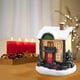 thumbnail image 3 of 1 Uds Navidad invierno nieve paisaje casas con Iluminación LED Colcomx Casa de miniaturas de resina, 3 of 8
