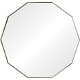 thumbnail image 5 of 40" Antique Brass Finished Framed Wall Mirror, 5 of 5