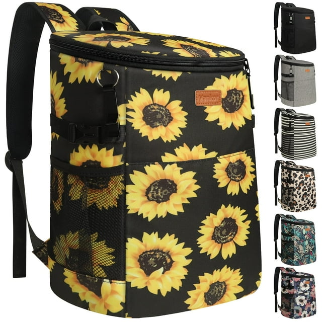 Mochila Nevera Aislante Vankor Girasol Floral 30L