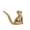 Gold-1, variant on Eespoir Ceramic Gold Cat Figurines, Handicraft Mini Figurine Statue, Home Decor Accent for Living Room Shelf Office Desk, Cute Gift