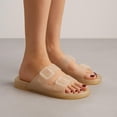 thumbnail image 4 of Sandalias ajustables impermeables de doble hebilla CUSHIONAIRE para mujer, 4 of 9