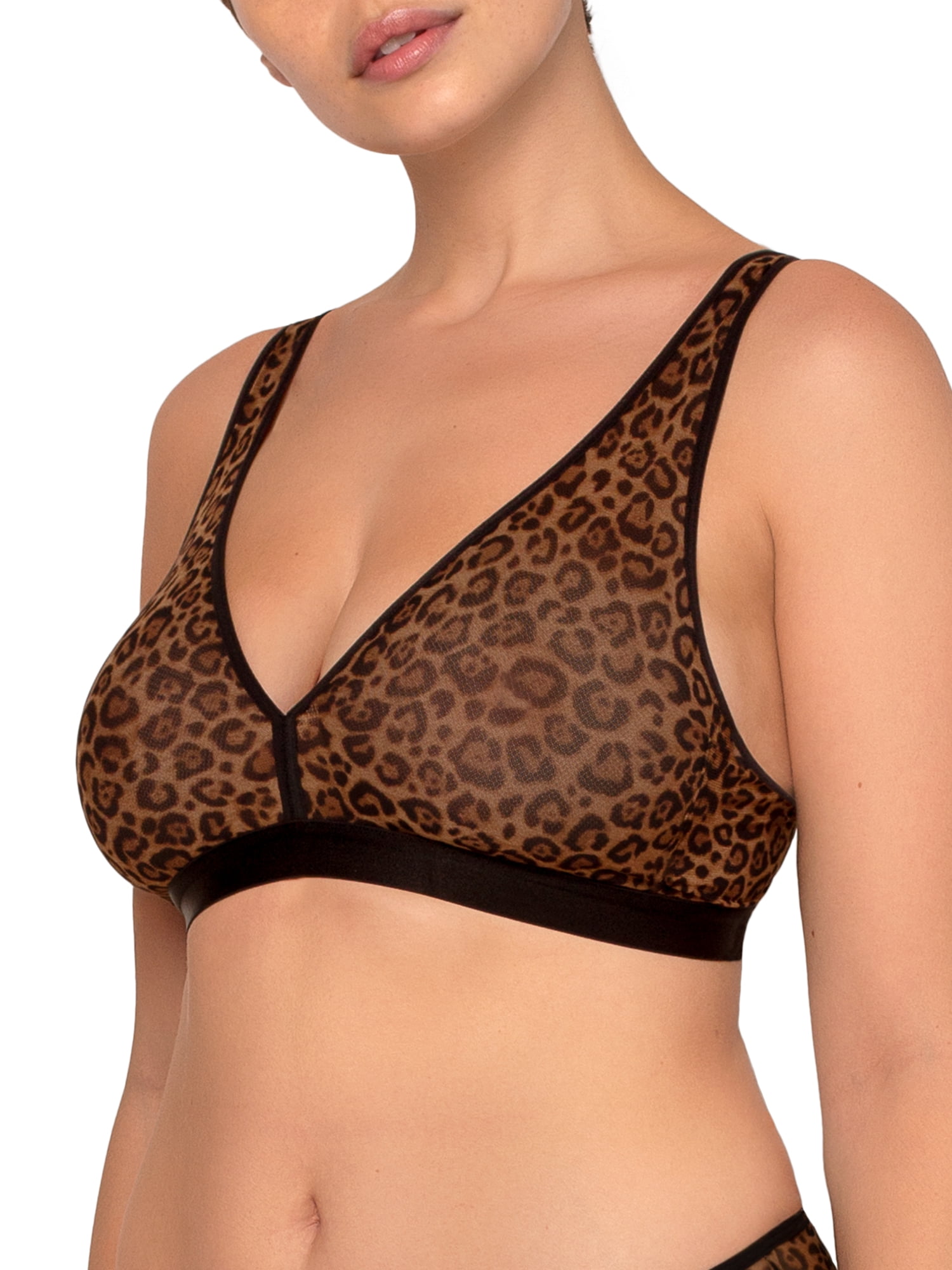 Smart & Sexy Women's Sheer Mesh Plunge Bralette, Style-SA1422