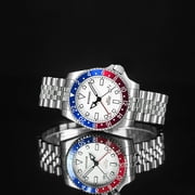 Boderry ADMIRAL GMT Watch Titanium Diver Watches 200M Waterproof Wristwatch Automatic Mechanical New Luxury Watches For Men