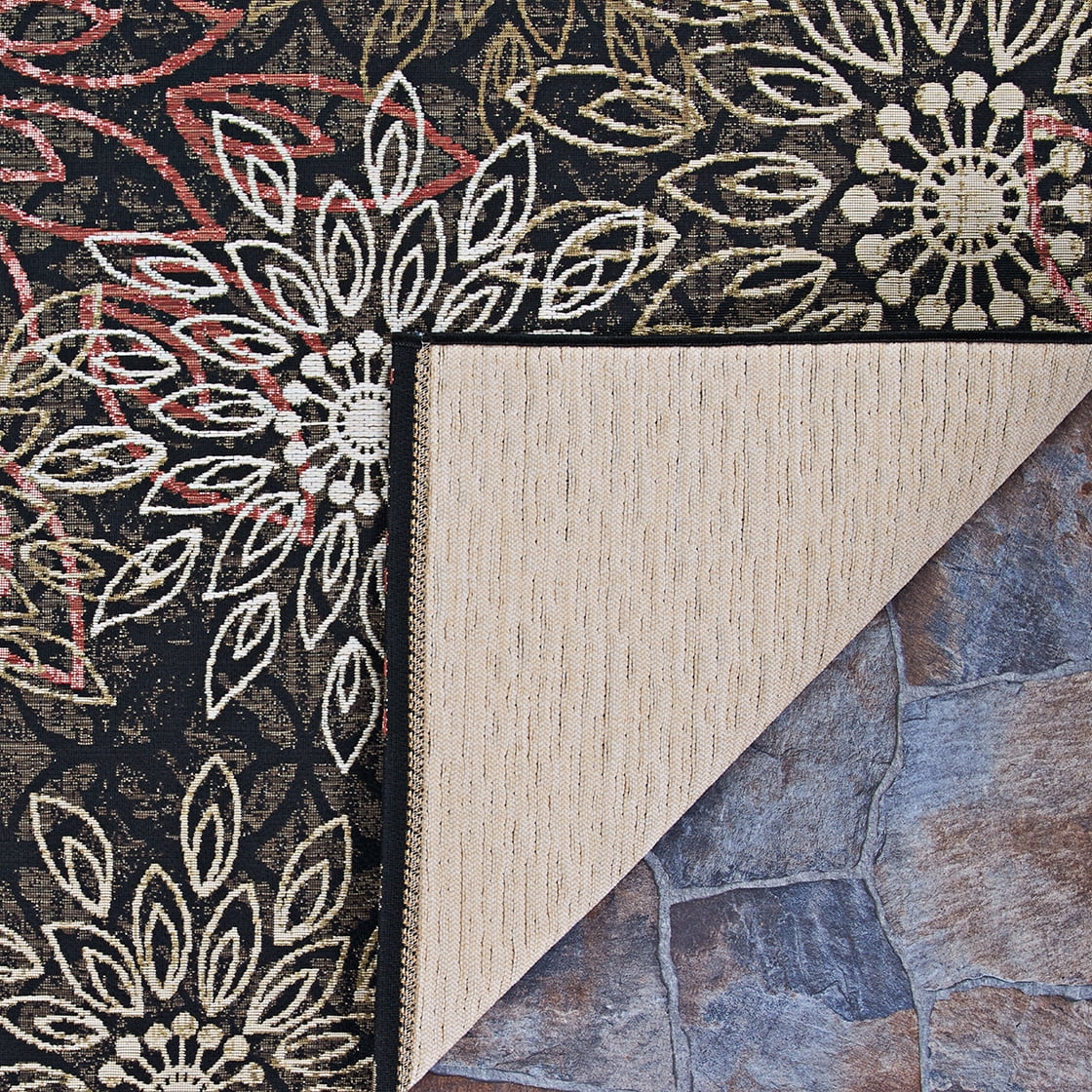 Couristan 8.5' x 13' Multi-color Floral Outdoor Rug