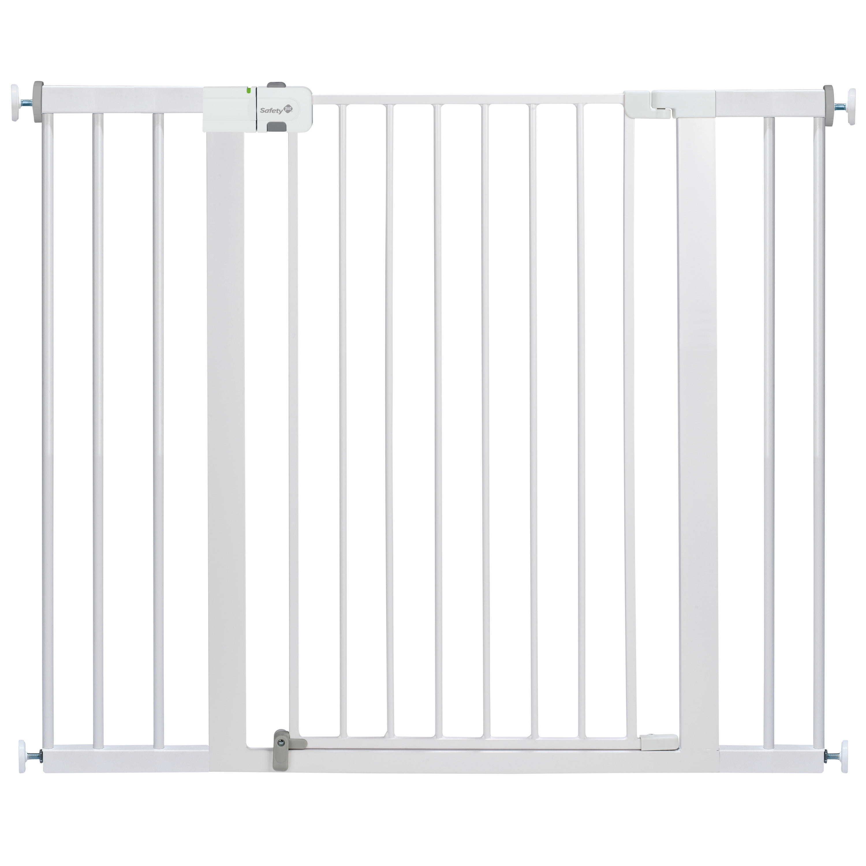 North States Extra Wide Sliding Swing Door Baby Gate Safety Ivory Pet Home New 