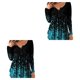 thumbnail image 4 of Sonducket Camisa de mujer Poliéster Primavera Cuello en V Estampado de flores Transpirable Lavable Blusa de manga larga Camisas de trabajo para Type12 NO12, 4 of 6