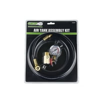 Grip Tools 10351 Brass, Black 1/4in x 4ft Air Hose 1/4 in Air Inlet Size NPT