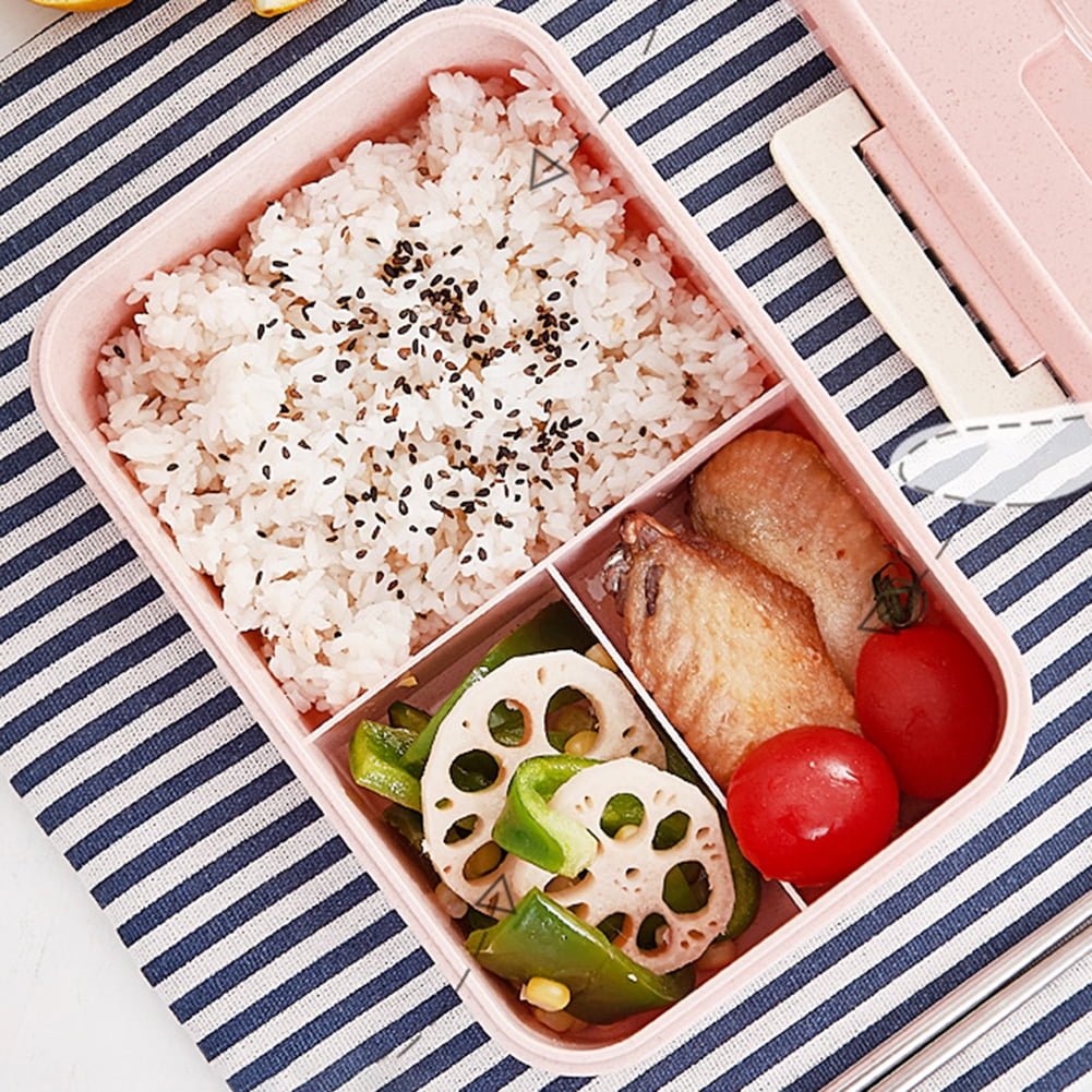 Buy Wholesale China Wheat Straw Plastic Bento Box Microwave Heated Box  Large Capacity Lunch Box & Lunch Box at USD 0.59