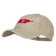 thumbnail image 2 of Tennessee State Flag Map Embroidered Washed Cap - Khaki OSFM, 2 of 5
