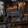thumbnail image 3 of Regale Barber Supply King Pro 5-Piece Professional Barber Kit | Cutting Shear, Texturizing Shear, Straight Razor & Comb Set — Matte Black, 3 of 10