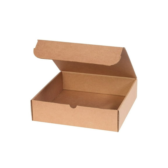 Box Partners Literature Mailers 7 1/2" x 7" x 3 1/4" Kraft 50/Bundle MIBM1MK