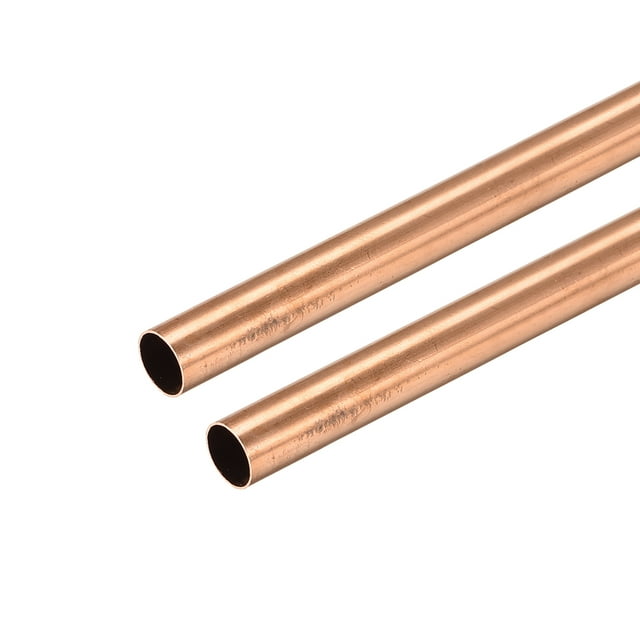 Tubo redondo de cobre Uxcell sin costura 6mm x 0.2mm