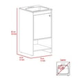 thumbnail image 2 of We Have Furniture Poket Bathroom Vanity, 2 of 5