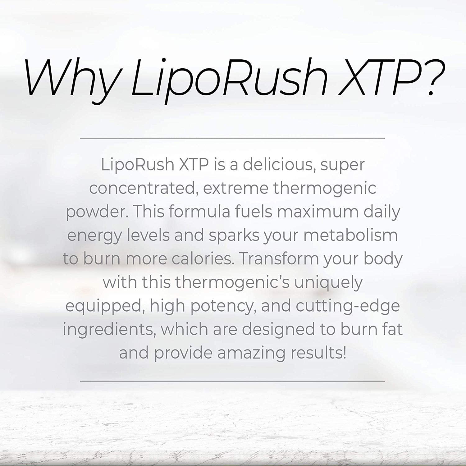 NDS Nutrition LipoRush XTP Thermogenic Fat Burner with L-Carnitine - Energy, Focus, and Appetite Control - Extreme Thermogenic Fat Burning Powder Weight Loss - Blue Berry Snow Cone (45 Servings)