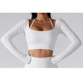 thumbnail image 1 of Top deportivo de entrenamiento de Yoga para mujer, Top de Yoga para mujer, ropa larga de Yoga, ropa deportiva femenina, artesanía Superior, 1 of 7