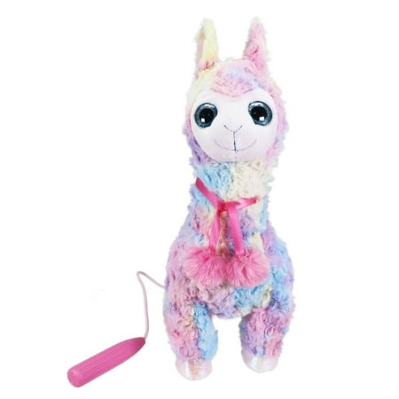 The Season Toys Walking & Dancing Plush Llama