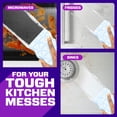 thumbnail image 5 of Mr. Clean Magic Eraser Sponge, Kitchen Grease, Unstopables Fresh, 3 Count, 5 of 15