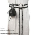 thumbnail image 4 of MOMOJIA Nordic Waist Cincher Belt With Waist Pack PU1eatherPouch Belt For LARPC0sp1ayVictorian Waist Knotted Rope Belt With Detachable Medieval Purse For Masquerades, 4 of 13