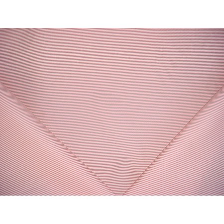 45h1 Tangerine White Cotton Candy Stripe Upholstery Drapery