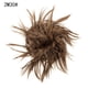 thumbnail image 1 of Nvzi Pequeño moño despeinado para cabello rizado, color marrón oscuro natural, 20 cm, 1 unidad, ideal para uso diario y ocasiones especiales., 1 of 4