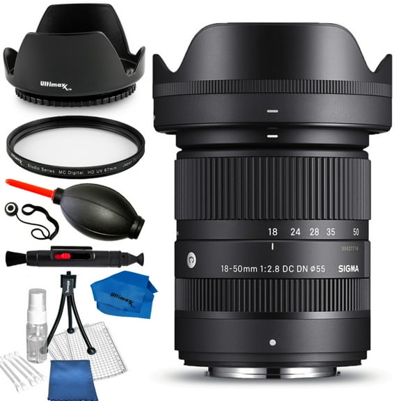 Sigma 18-50mm f/2.8 DC DN Contemporary Lens for FUJIFILM Kit