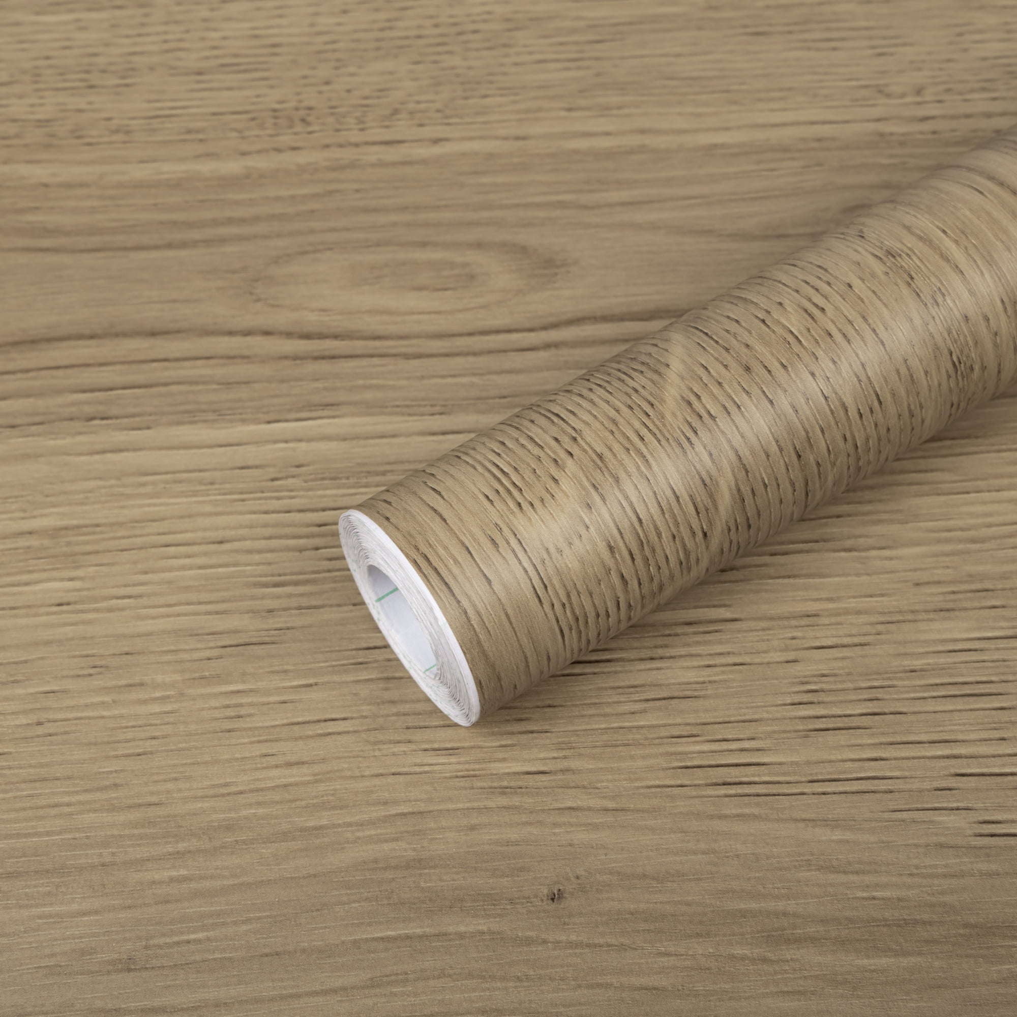 Abyssaly Brown Wood Peel and Stick Wallpaper 15.7"x 118" Removable Self Adhesive Texture Wallpaper Contact Paper for Desktop Bedrooms Living Room
