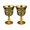 Golden green, variant on 2Pcs European Styles One Chalices Cups With Alloys Construction