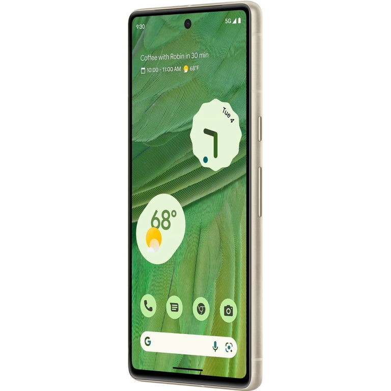 Google Pixel 7, 128GB, Unlocked, Lemon Grass, Restored, Excellent