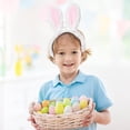 thumbnail image 5 of Dianli Gifts Easter Party Supplies Plush Bunny Ears Headband Thick Soft Plush Hair Hoop Elastic Comfortable for Kids Teens Women Spring Party Costume Accessories Easter Party Supplies, 5 of 8