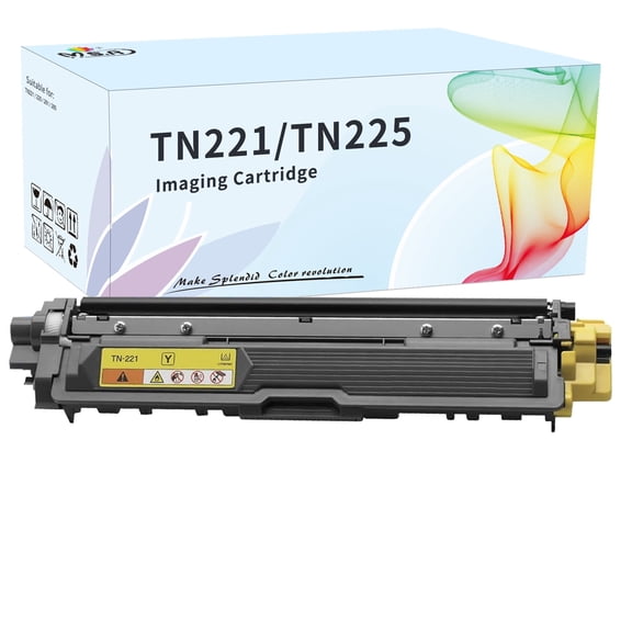 TN221 Toner Cartridge Replacement for Brother MFC-9340CDW Printer (Yellow 1-Pack)