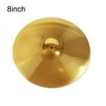thumbnail image 1 of 6 8 10 12 14 16 Inch Drum Brass Cymbals Percussion Splash Crash Hi-Hat Cymbal 8Inch Shenzhuyue, 1 of 6