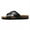 Black, variant on Men's Cork Sandals Cross Strap Comfortable Beach Slides