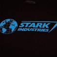 thumbnail image 3 of Marvel - Camiseta Stark Industries Logotipo para Hombre (Negro, Azul), 3 of 3