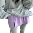 thumbnail image 4 of Casual Rue Taille Haute Demi-Robe Réglable Faux Ourlet Jupe à Capuche pour les Femmes, 4 of 4