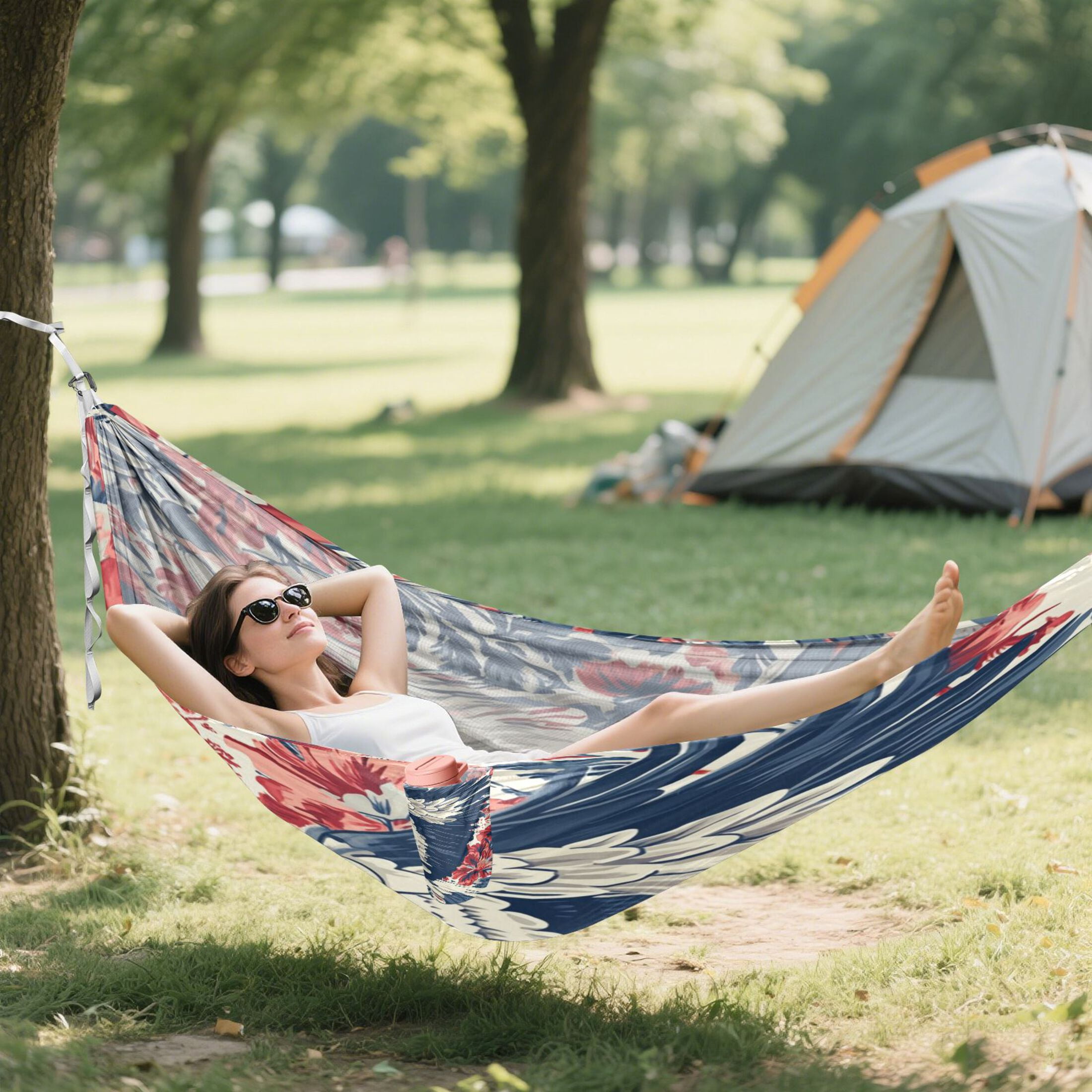 Hammock Camping Hammock Nylon Portable Hammock Travel Camping Hammock Colored Eagle