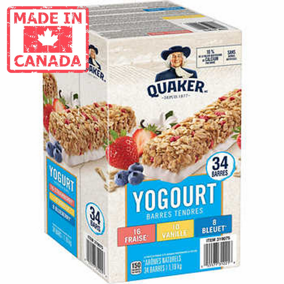 Quaker Barres de Granola au Yogourt 34 Chiffres
