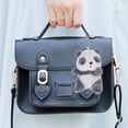 thumbnail image 2 of SOPOTUTU Soft Plush Panda Keychain Grey Decorative Hanging Pendant for Bag Backpack and Car Keys, 2 of 5