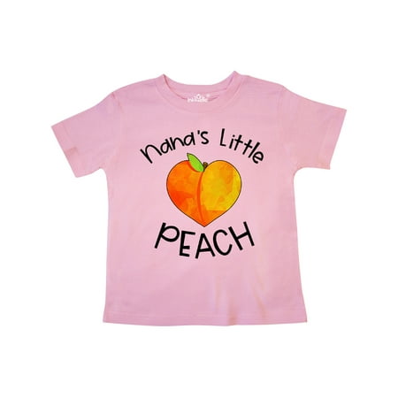 

Inktastic Nana s Little Peach Cute Peach Heart Gift Toddler Boy or Toddler Girl T-Shirt