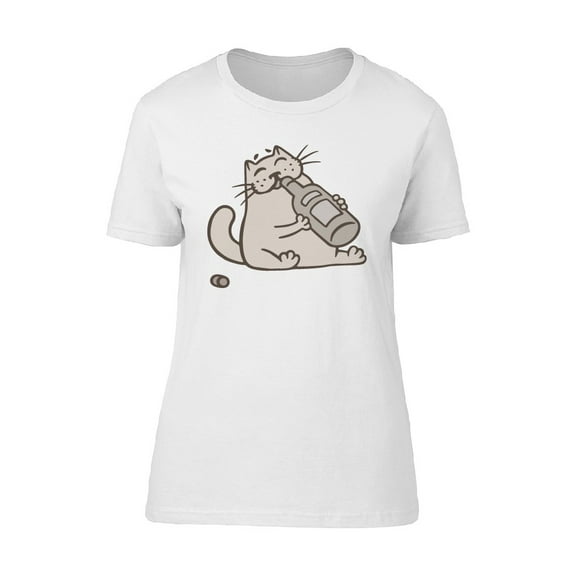 Drinking Cat Tee Men's -Image by Shutterstock