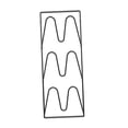 thumbnail image 4 of Estante para tapas de ollas, estante de almacenamiento para cubiertas de ollas colgantes, soporte para cubiertas de ollas de hierro de 3 niveles para, 4 of 8