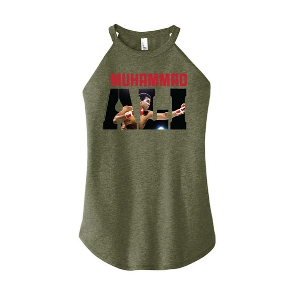 Muhammad Ali - Boxing Legend - Sting Like a Bee - Juniors High Neck Tank Top