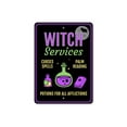 thumbnail image 2 of Witch Services Novelty Decor, Metal Wall Sign - 10x14 Inches, 2 of 4