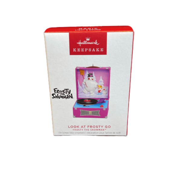 Hallmark 2023 Keepsake Look at Frosty Go Sound Christmas Ornament New with Box