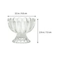 thumbnail image 2 of NUOLUX Dessert Bowl Cups Glass Cup Footed Ice Cream Glasses Dish Desert Fruit Dishes Snack Serving Food, 2 of 6