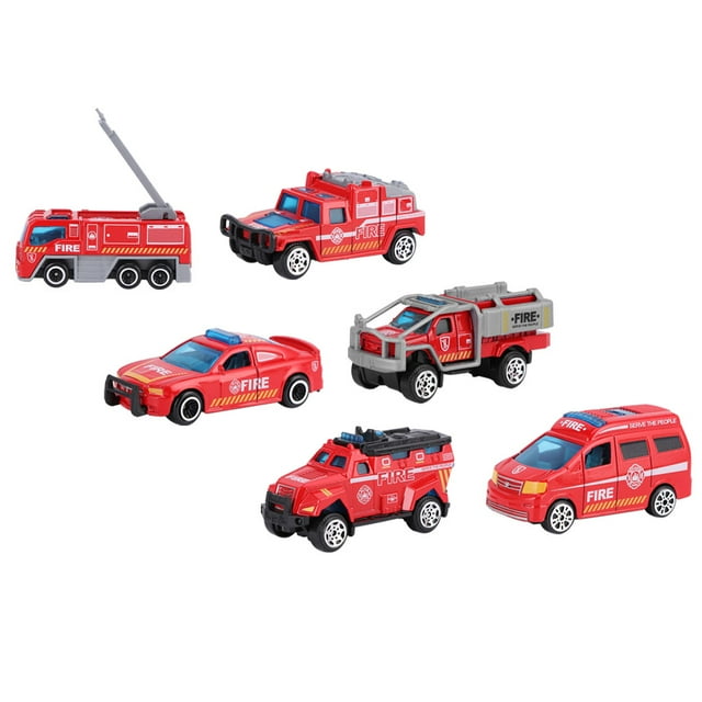Modelo de vehículo de juguete Jadeshay 6 piezas 1:64 ingeniería
